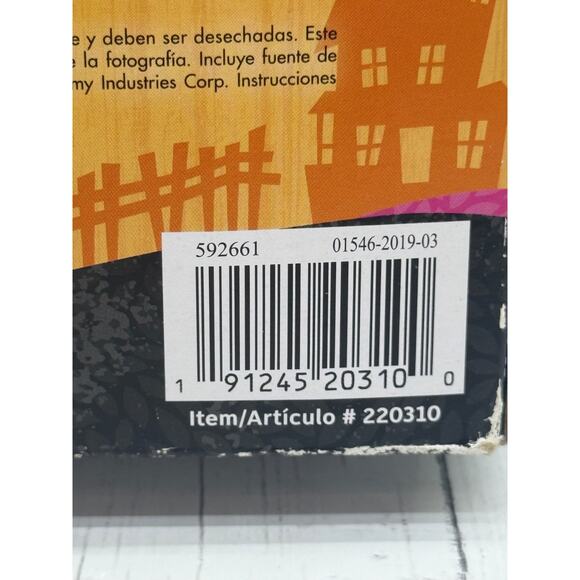 Disney Minnie Mouse Halloween Airblown Inflatable Orange Black Gemmy 3.5" WORKS - Picture 11 of 13